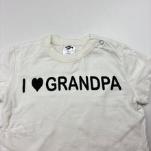 Load image into Gallery viewer, Unisex Baby Berry, cotton tee / top, grandpa, EUC, size 00,  