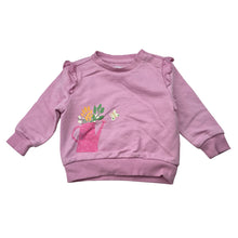 Load image into Gallery viewer, Girls Higgledee, fleece lined lightweight sweater / jumper, GUC, size 00,  