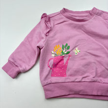 Load image into Gallery viewer, Girls Higgledee, fleece lined lightweight sweater / jumper, GUC, size 00,  