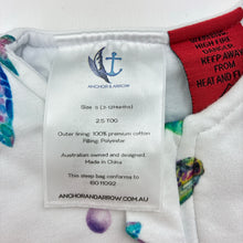 Load image into Gallery viewer, Unisex ANCHOR &amp; ARROW, 2.5 Tog wadded cotton sleeping bag, L: 70cm, EUC, size 00-0,  