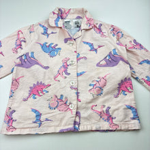 Load image into Gallery viewer, Girls Anko, flannel cotton pyjama top, dinosaurs, FUC, size 3,  