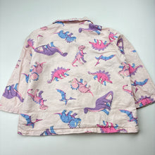 Load image into Gallery viewer, Girls Anko, flannel cotton pyjama top, dinosaurs, FUC, size 3,  