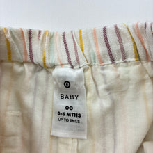 Load image into Gallery viewer, Girls Target, cotton lined linen blend shorts, elasticated, GUC, size 00,  