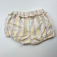 Load image into Gallery viewer, Girls Target, cotton lined linen blend shorts, elasticated, GUC, size 00,  