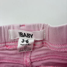 Load image into Gallery viewer, Girls Cotton On, pink stretch denim shorts, elasticated, GUC, size 00,  