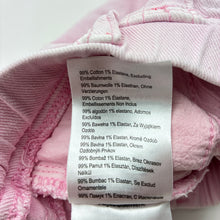 Load image into Gallery viewer, Girls Cotton On, pink stretch denim shorts, elasticated, GUC, size 00,  