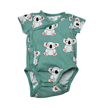 Load image into Gallery viewer, Unisex H&amp;M, organic cotton bodysuit / romper, koalas, GUC, size 0,  