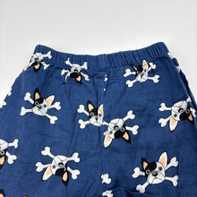Load image into Gallery viewer, Boys Lily &amp; Dan, lightweight cotton pyjama shorts, dogs, GUC, size 4,  