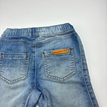 Load image into Gallery viewer, Boys 1964 Denim Co, stretch knit denim shorts, elasticated, FUC, size 4,  