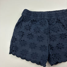 Load image into Gallery viewer, Girls Anko, lined broderie cotton shorts, elasticated, GUC, size 5,  