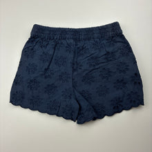 Load image into Gallery viewer, Girls Anko, lined broderie cotton shorts, elasticated, GUC, size 5,  