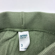 Load image into Gallery viewer, Boys Anko, fleece lined track pants, elasticated, Inside leg: 35.5cm, GUC, size 3,  