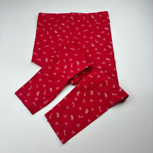 Load image into Gallery viewer, Girls Anko, stretchy Christmas leggings, Inside leg: 41cm, GUC, size 7,  