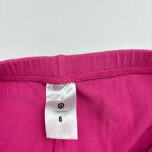 Load image into Gallery viewer, Girls Target, pink cropped leggings, Inside leg: 36cm, GUC, size 8,  