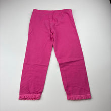 Load image into Gallery viewer, Girls Target, pink cropped leggings, Inside leg: 36cm, GUC, size 8,  
