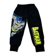 Load image into Gallery viewer, Boys DC Comics, Batman fleece lined track pants, elasticated, Inside leg: 37.5cm, GUC, size 4,  