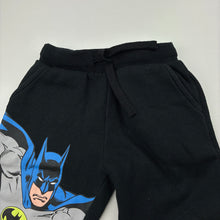 Load image into Gallery viewer, Boys DC Comics, Batman fleece lined track pants, elasticated, Inside leg: 37.5cm, GUC, size 4,  