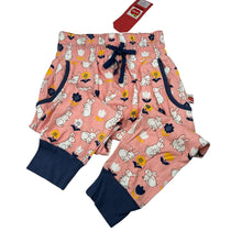 Load image into Gallery viewer, Girls Oobi, cotton slouch pants, elasticated, rabbits, NEW, size 5,  