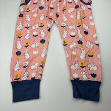 Load image into Gallery viewer, Girls Oobi, cotton slouch pants, elasticated, rabbits, NEW, size 5,  