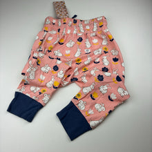 Load image into Gallery viewer, Girls Oobi, cotton slouch pants, elasticated, rabbits, NEW, size 5,  