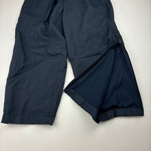 Load image into Gallery viewer, Unisex Golden Leaf Uniforms, navy school track pants, Inside leg: 42cm, EUC, size 4,  