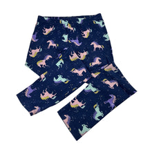 Load image into Gallery viewer, Girls Target, stretchy leggings, horses, Inside leg: 48cm, GUC, size 7,  