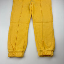 Load image into Gallery viewer, Girls Anko, yellow fleece lined track pants, Inside leg: 44.5cm, GUC, size 7,  