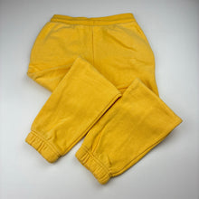 Load image into Gallery viewer, Girls Anko, yellow fleece lined track pants, Inside leg: 44.5cm, GUC, size 7,  