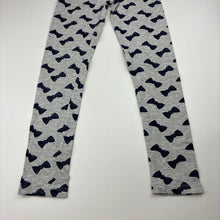 Load image into Gallery viewer, Girls B Collection, stretchy leggings, bows, Inside leg: 48cm, EUC, size 6,  