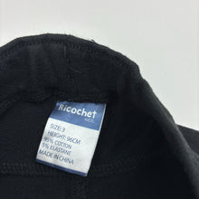 Load image into Gallery viewer, Girls Ricochet, black stretchy pants, elasticated, Inside leg: 34cm, EUC, size 3,  