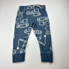 Load image into Gallery viewer, Boys Target, cotton pyjama pants / bottoms, diggers, GUC, size 2,  