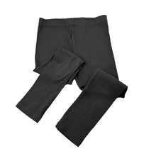 Load image into Gallery viewer, Girls KID, ribbed organic cotton blend leggings, Inside leg: 38cm, EUC, size 5,  