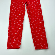 Load image into Gallery viewer, Girls Anko, stretchy Christmas leggings, Inside leg: 40cm, GUC, size 6,  