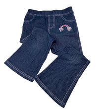 Load image into Gallery viewer, Girls Mango, stretchy flared pants, elasticated, Inside leg: 43cm, EUC, size 5,  