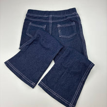 Load image into Gallery viewer, Girls Mango, stretchy flared pants, elasticated, Inside leg: 43cm, EUC, size 5,  