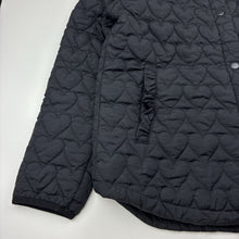 Load image into Gallery viewer, Girls H&amp;M, black quilted jacket / coat, EUC, size 9-10,  