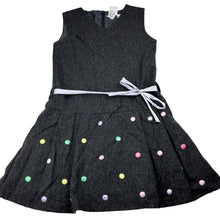 Load image into Gallery viewer, Girls Ladybird, vintage wool blend dress, GUC, size 6, L: 64cm