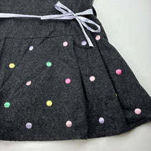 Load image into Gallery viewer, Girls Ladybird, vintage wool blend dress, GUC, size 6, L: 64cm
