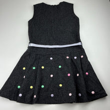 Load image into Gallery viewer, Girls Ladybird, vintage wool blend dress, GUC, size 6, L: 64cm