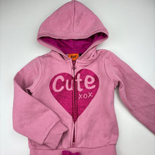 Load image into Gallery viewer, Girls Fun Spirit, fleece lined hooded jumpsuit, discolouration left leg, FUC, size 4,  