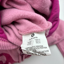 Load image into Gallery viewer, Girls Fun Spirit, fleece lined hooded jumpsuit, discolouration left leg, FUC, size 4,  