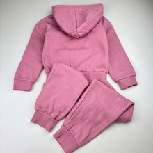 Load image into Gallery viewer, Girls Fun Spirit, fleece lined hooded jumpsuit, discolouration left leg, FUC, size 4,  