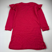 Load image into Gallery viewer, Girls Kids &amp; Co, long sleeve casual dress, FUC, size 6, L: 61cm