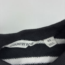 Load image into Gallery viewer, Girls Country Road, cotton long sleeve dress, light mark on waistband, FUC, size 2, L: 50cm