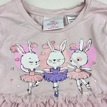 Load image into Gallery viewer, Girls Mango, cotton lined tulle party dress, rabbits, GUC, size 6, L: 66cm