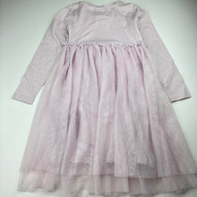 Load image into Gallery viewer, Girls Mango, cotton lined tulle party dress, rabbits, GUC, size 6, L: 66cm
