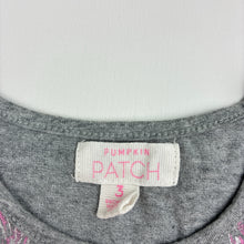 Load image into Gallery viewer, Girls Pumpkin Patch, cotton &amp; tulle dress, feathers, FUC, size 3, L: 50cm