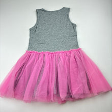 Load image into Gallery viewer, Girls Pumpkin Patch, cotton &amp; tulle dress, feathers, FUC, size 3, L: 50cm