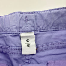 Load image into Gallery viewer, Girls Target, stretch cotton shorts, adjustable, FUC, size 5,  