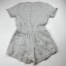 Load image into Gallery viewer, Girls PAPER WINGS, organic cotton playsuit, loose stitching back of neck, FUC, size 7,  